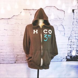 Hollister Thermal Zip Up Hoodie Jacket